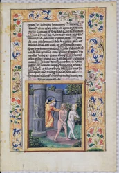 Fru Lat. Q.v.I.126 fol.14 Udvisning fra Edens Have, fra 
